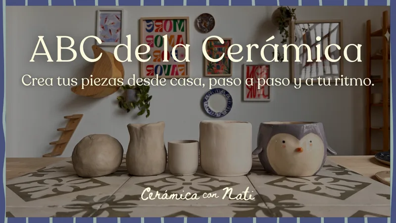 Presentación del curso ABC de la Cerámica, de Cerámica con Nati